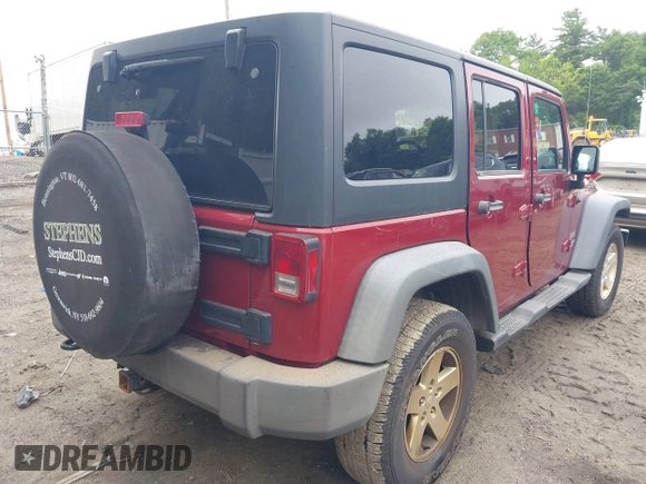 2013 Jeep Wrangler Unlimited Sport with VIN 1C4HJWDG7DL516077, listed as a IAAI auction lot 42521985 with 169,299 mi miles and . Bid and sale history available at DreamBid. Image 4.