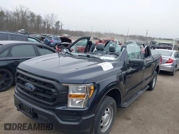 2021 Ford F-150 XL with VIN 1FTEW1EP6MFB59561, listed as a IAAI auction lot 41598532 with 68,662 mi miles and . Bid and sale history available at DreamBid. Image 6.