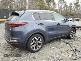 2020 Kia Sportage EX with VIN KNDPNCAC9L7766461, listed as a Copart auction lot 47603845 with 49,607 mi miles and Salvage title. Bid and sale history available at DreamBid. Image 3.