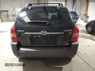 2008 Hyundai Tucson SE with VIN KM8JN72D88U807705, listed as a Copart auction lot 77490174 with 89,117 mi miles and Salvage Title. Bid and sale history available at carsss.com. Image 6.