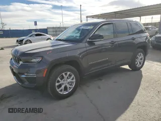 2022 Jeep Grand Cherokee Limited with VIN 1C4RJGBG6N8549167, listed as a Copart auction lot 47424645 with 61,556 mi miles and Salvage title. Bid and sale history available at DreamBid. Image 1.