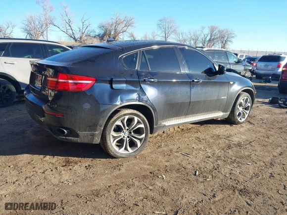 2014 BMW X6 xDrive35i with VIN 5UXFG2C59E0H11200, listed as a IAAI auction lot 41151158 with 140,478 mi miles. Bid and sale history available at carsss.com. Image 4.