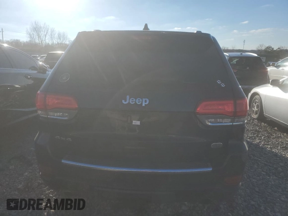 2017 Jeep Grand Cherokee Overland with VIN 1C4RJFCG1HC778818, listed as a Copart auction lot 87368764 with 62,471 mi miles and Salvage Title. Bid and sale history available at carsss.com. Image 6.