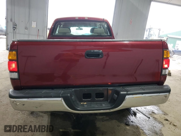 2002 Toyota Tundra SR5 with VIN 5TBRN34132S328311, listed as a Copart auction lot 83613504 with 123,354 mi miles and Salvage Title. Bid and sale history available at DreamBid. Image 6.