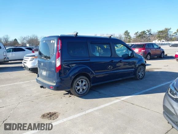 2015 Ford Transit Connect Wagon Titanium with VIN NM0GE9G75F1177148, listed as a IAAI auction lot 41035037 with 139,205 mi miles. Bid and sale history available at carsss.com. Image 4.