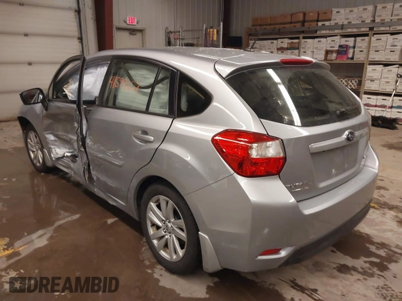 2016 Subaru Impreza Premium with VIN JF1GPAB69G8245432, listed as a IAAI auction lot 41598627 with 106,113 mi miles and . Bid and sale history available at DreamBid. Image 3.