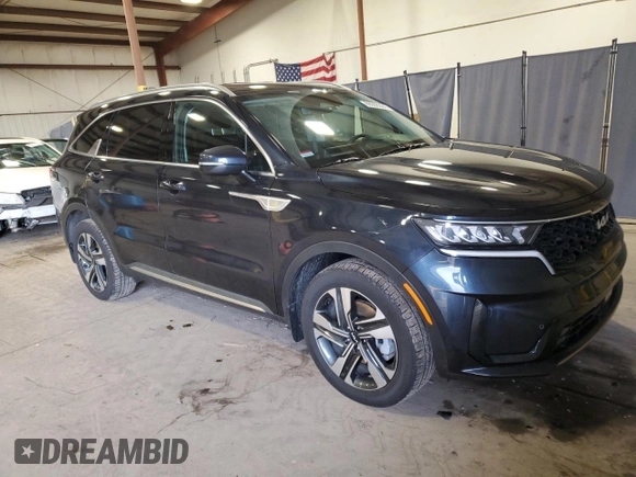 2024 Kia Sorento EX with VIN KNDRHDLG0R5248541, listed as a Copart auction lot 86906364 with 10,017 mi miles and Salvage title. Bid and sale history available at DreamBid. Image 4.