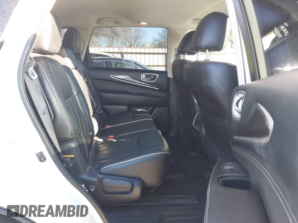2017 Infiniti QX60 with VIN 5N1DL0MM3HC552510, listed as a IAAI auction lot 41744683 with 94,870 mi miles and . Bid and sale history available at DreamBid. Image 8.