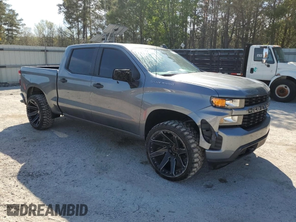 2022 Chevrolet Silverado 1500 Custom with VIN 3GCPWBEK3NG122261, listed as a Copart auction lot 49619415 with 87,940 mi miles and Clean Title. Bid and sale history available at DreamBid. Image 4.