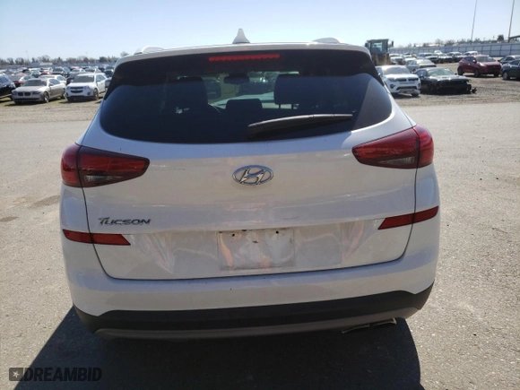 2020 Hyundai Tucson SEL with VIN KM8J33AL0LU152228, listed as a Copart auction lot 46674095 with 31,190 mi miles and Salvage Title. Bid and sale history available at carsss.com. Image 6.