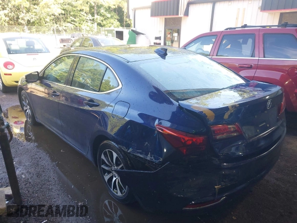 2015 Acura TLX Technology with VIN 19UUB1F55FA011570, listed as a IAAI auction lot 42437612 with 156,925 mi miles and . Bid and sale history available at DreamBid. Image 3.