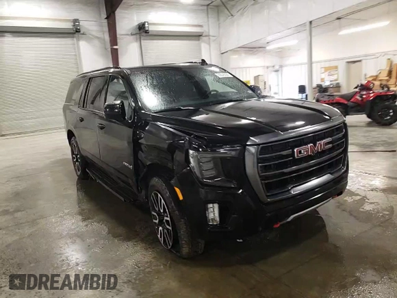 2021 GMC Yukon XL AT4 with VIN 1GKS2HKD7MR309178, listed as a Copart auction lot 69046394 with 30,399 mi miles and Salvage Title. Bid and sale history available at carsss.com. Image 11.