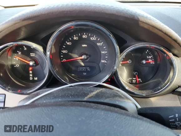 2012 Cadillac CTS Performance with VIN 1G6DJ5E38C0123941, listed as a Copart auction lot 41962885 with 205,361 mi miles and Salvage Title. Bid and sale history available at DreamBid. Image 9.