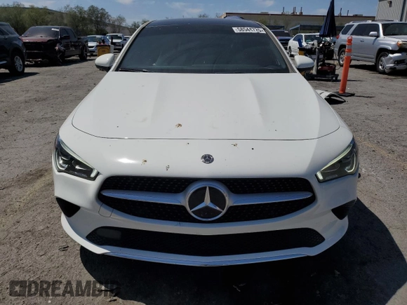 2020 Mercedes-Benz CLA 250 with VIN WDD5J4GB3LN032410, listed as a Copart auction lot 58544725 with 48,037 mi miles and Salvage title. Bid and sale history available at DreamBid. Image 5.