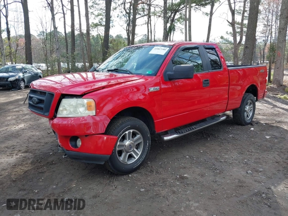 2008 Ford F-150 STX with VIN 1FTRX14W58KE95819, listed as a IAAI auction lot 41867180 with 161,070 mi miles. Bid and sale history available at carsss.com. Image 18.