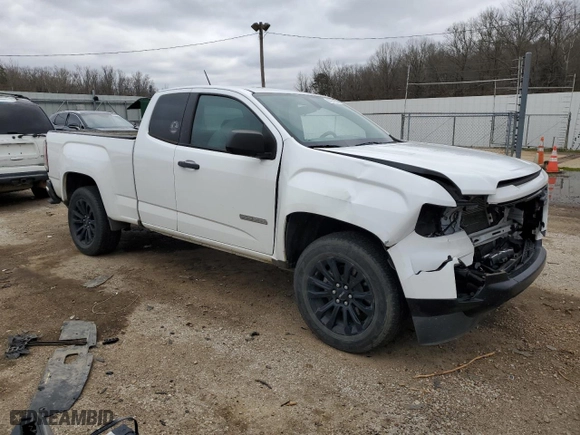 2022 GMC Canyon 2WD Elevation Standard with VIN 1GTH5BEAXN1106894, listed as a Copart auction lot 87272214 with 51,248 mi miles and Salvage Title. Bid and sale history available at carsss.com. Image 4.