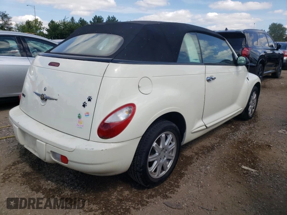 2008 Chrysler PT Cruiser with VIN 3C3HY55X08T123377, listed as a Copart auction lot 68232804 with 58,175 mi miles and Salvage Title. Bid and sale history available at DreamBid. Image 3.
