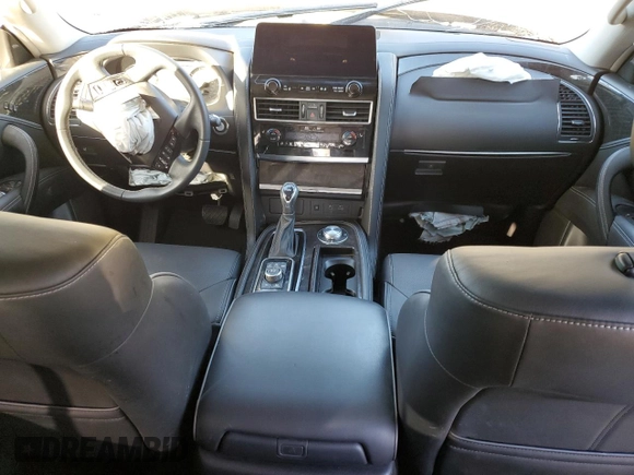 2022 Infiniti QX80 PREMIUM SELECT with VIN JN8AZ2AE7N9292768, listed as a Copart auction lot 76364934 with 25,835 mi miles and Non Repairable. Bid and sale history available at carsss.com. Image 8.