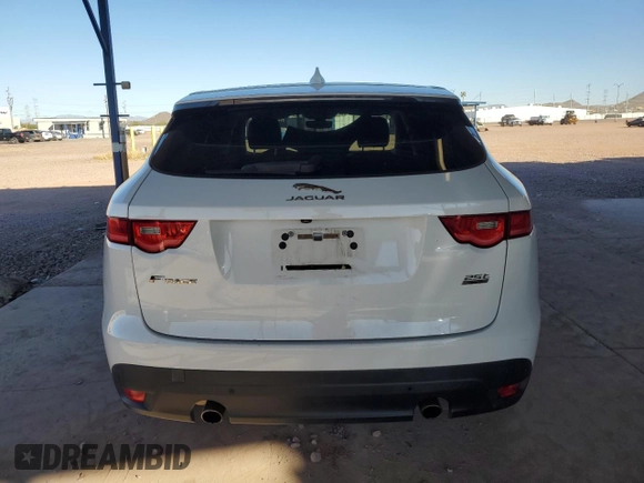 2019 Jaguar F-Pace 25t with VIN SADCS2FX5KA603647, listed as a Copart auction lot 80791614 with 68,826 mi miles and Salvage title. Bid and sale history available at DreamBid. Image 6.