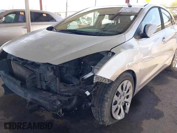 2017 Hyundai Elantra GT with VIN KMHD35LH2HU380871, listed as a IAAI auction lot 41827531 with 118,027 mi miles. Bid and sale history available at carsss.com. Image 6.