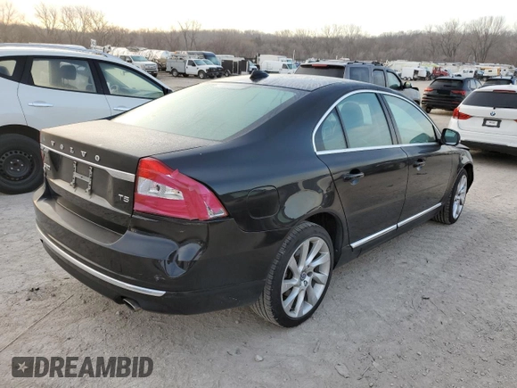 2016 Volvo S80 T5 Drive-E with VIN YV140MAK2G1197244, listed as a Copart auction lot 48827245 with 114,611 mi miles and Salvage Title. Bid and sale history available at carsss.com. Image 3.