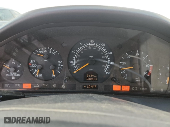 1998 Mercedes-Benz SL 500 with VIN WDBFA67FXWF168172, listed as a Copart auction lot 65232225 with 88,650 mi miles and Clean title. Bid and sale history available at DreamBid. Image 9.