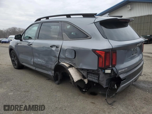 2023 Kia Sorento X-Line S with VIN 5XYRLDLC5PG229791, listed as a Copart auction lot 41485265 with 24,599 mi miles and Salvage Title. Bid and sale history available at DreamBid. Image 2.