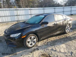 2016 Honda Civic Sedan LX with VIN 2HGFC2F51GH529383, listed as a Copart auction lot 48741615 with 102,407 mi miles and Salvage Title. Bid and sale history available at carsss.com. Image 1.