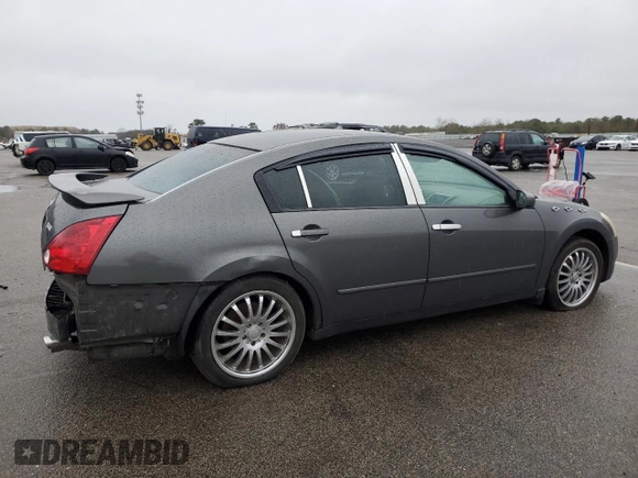 2004 Nissan Maxima SE with VIN 1N4BA41E14C901248, listed as a Copart auction lot 52100375 with 124,473 mi miles and Salvage Title. Bid and sale history available at DreamBid. Image 3.