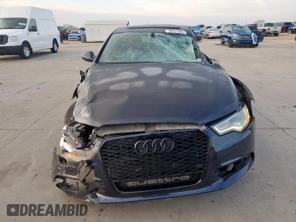 2015 Audi A6 3.0T Premium Plus with VIN WAUFGAFCXFN016132, listed as a Copart auction lot 50551585 with 90,637 mi miles and Salvage Title. Bid and sale history available at carsss.com. Image 5.