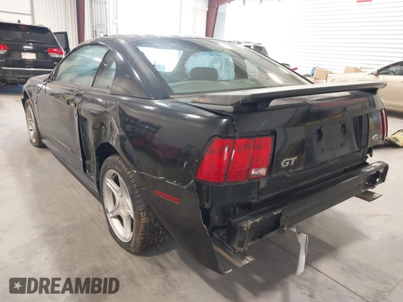 2002 Ford Mustang GT Deluxe with VIN 1FAFP42X32F241774, listed as a IAAI auction lot 41822360 with 130,101 mi miles. Bid and sale history available at carsss.com. Image 3.