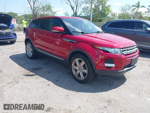 2013 Land Rover Range Rover Evoque Pure Plus with VIN SALVP2BG9DH807513, listed as a IAAI auction lot 41959346 with 94,957 mi miles. Bid and sale history available at carsss.com. Image 1.