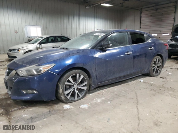 2017 Nissan Maxima SR with VIN 1N4AA6AP7HC430656, listed as a Copart auction lot 88647855 with 114,615 mi miles and Clean Title. Bid and sale history available at carsss.com. Image 1.