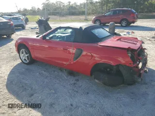 2001 Toyota MR2 z VIN JTDFR320X10028078, wystawiony jako Copart lot #85923434 z przebiegiem 81 436 mil mil oraz Szkoda całkowita • Salvage title. Historia ofert i sprzedaży dostępna na DreamBid. Obrazek 2.