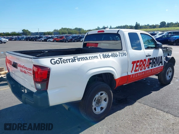 2022 Toyota Tacoma SR with VIN 3TYRX5GN1NT036760, listed as a IAAI auction lot 40435091 with 50,107 mi miles and . Bid and sale history available at DreamBid. Image 4.