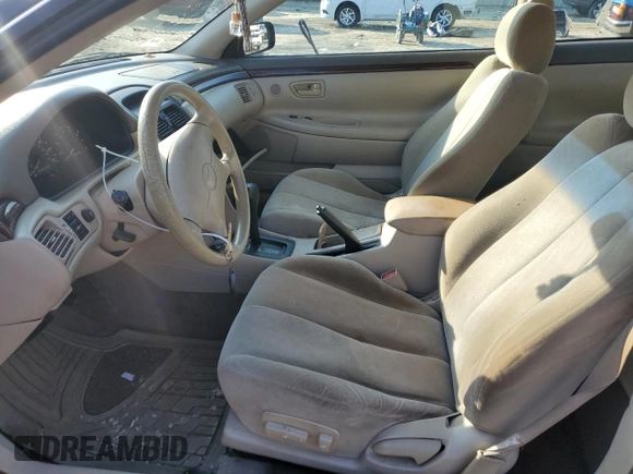 1999 Toyota Solara SE with VIN 2T1CG22P2XC231495, listed as a Copart auction lot 85018294 with 229,607 mi miles and Salvage Title. Bid and sale history available at DreamBid. Image 7.