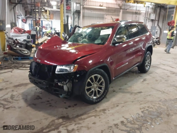 2014 Jeep Grand Cherokee Limited with VIN 1C4RJFBG0EC227065, listed as a IAAI auction lot 41611716 with 106,800 mi miles. Bid and sale history available at carsss.com. Image 22.