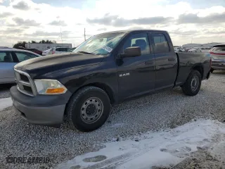 2010 Dodge Ram 1500 ST with VIN 1D7RB1GP2AS247204, listed as a Copart auction lot 89374195 with 159,526 mi miles and Salvage Title. Bid and sale history available at carsss.com. Image 1.