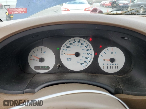 2001 Dodge Caravan SE with VIN 1B4GP25BX1B272378, listed as a Copart auction lot 84653524 with 115,131 mi miles and Salvage Title. Bid and sale history available at DreamBid. Image 9.