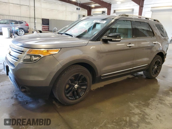 2014 Ford Explorer XLT with VIN 1FM5K7D81EGC28771, listed as a Copart auction lot 60571955 with 92,647 mi miles and Salvage title. Bid and sale history available at DreamBid. Image 1.