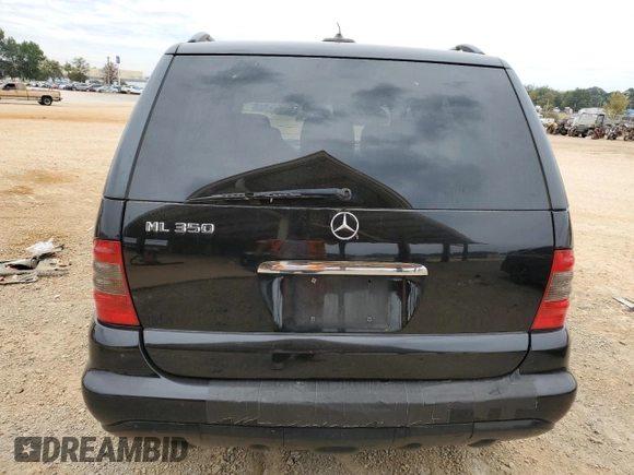 2005 Mercedes-Benz M-Class 3.7L with VIN 4JGAB57E05A518135, listed as a Copart auction lot 59632804 with 254,357 mi miles and Salvage Title. Bid and sale history available at carsss.com. Image 6.