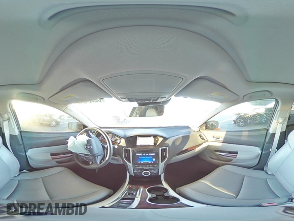 2015 Acura TLX Technology with VIN 19UUB3F59FA009123, listed as a Copart auction lot 58954645 with 61,609 mi miles and Salvage title. Bid and sale history available at DreamBid. Image 14.