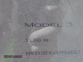 2023 Tesla Model 3 с VIN 5YJ3E1EA8PF545137, выставлен на аукционе IAAI как лот 41992188 с пробегом 35 393 миль миль и . История ставок и продаж доступна на DreamBid. Изображение 15.