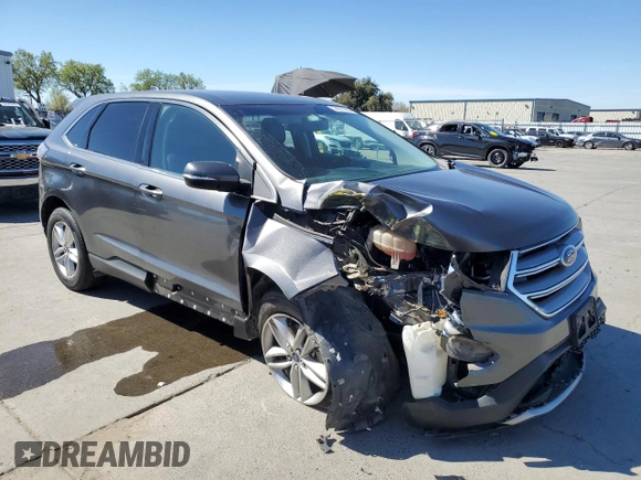 2017 Ford Edge SEL with VIN 2FMPK3J91HBC27548, listed as a Copart auction lot 50570225 with 94,012 mi miles and Salvage Title. Bid and sale history available at carsss.com. Image 4.