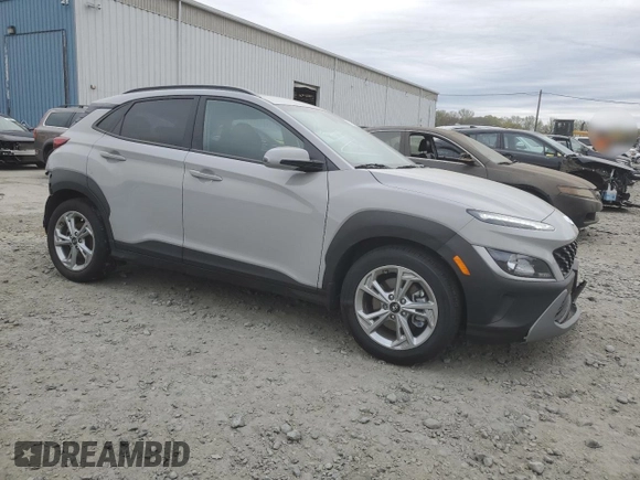 2023 Hyundai Kona SEL with VIN KM8K3CAB1PU044766, listed as a Copart auction lot 53684405 with 10,958 mi miles and Salvage Title. Bid and sale history available at carsss.com. Image 4.