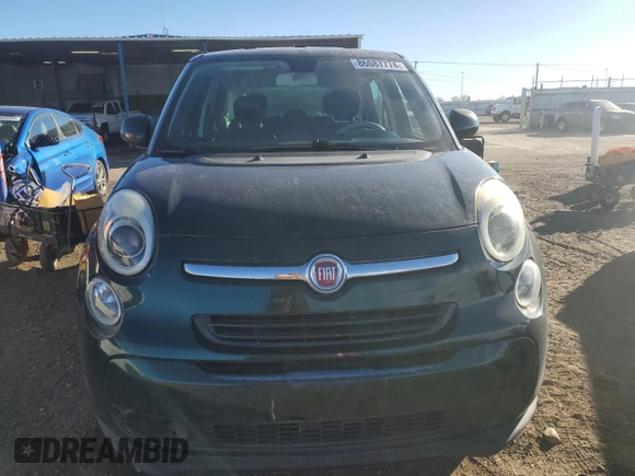 2014 FIAT 500L Easy with VIN ZFBCFABH2EZ000656, listed as a Copart auction lot 86087774 with 116,272 mi miles and Salvage Title. Bid and sale history available at carsss.com. Image 6.