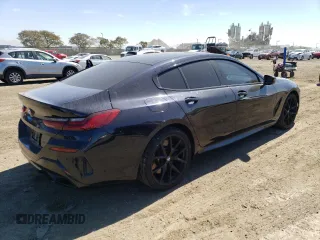 2021 BMW 8 Series 840i with VIN WBAGV2C00MCF48849, listed as a Copart auction lot 43969833 with 25,894 mi miles. Bid and sale history available at carsss.com. Image 3.