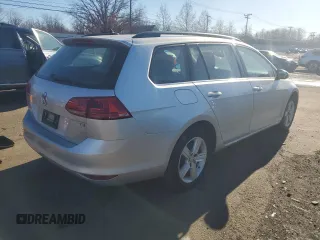 2015 Volkswagen Golf SportWagen TDI SE with VIN 3VWCA7AU7FM511857, listed as a Copart auction lot 83398484 with 147,225 mi miles and Salvage Title. Bid and sale history available at carsss.com. Image 3.