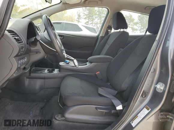 2015 Nissan LEAF S with VIN 1N4AZ0CP7FC330279, listed as a Copart auction lot 51583175 with 62,617 mi miles and Salvage Title. Bid and sale history available at DreamBid. Image 7.