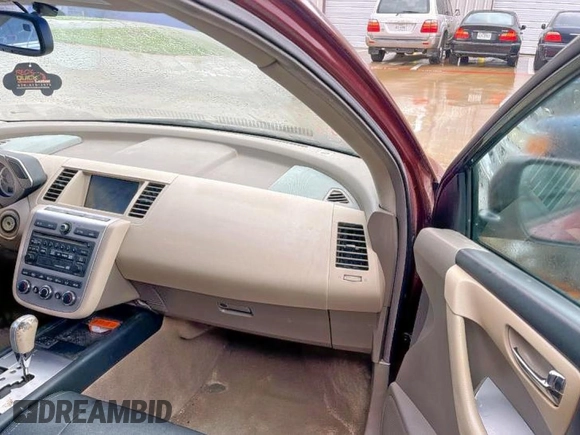 2007 Nissan Murano SL with VIN JN8AZ08T27W527641, listed as a Copart auction lot 56047425 with 121,670 mi miles and Salvage Title. Bid and sale history available at carsss.com. Image 9.